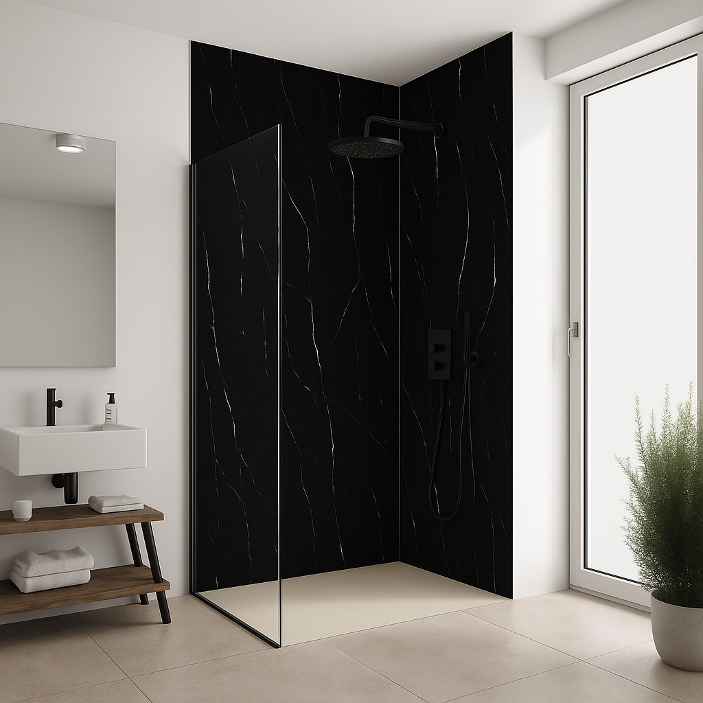 AFloor Wall Paneel Toros Black 122x260cm